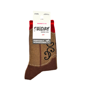 Women's Cowboy Boot  Crew Socks