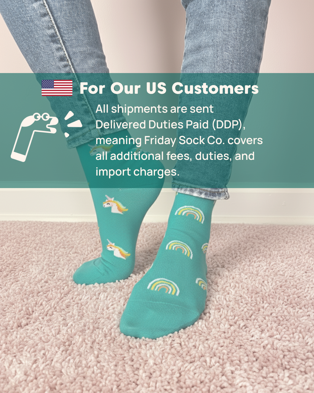 Women's Pink Stripes Crew Socks