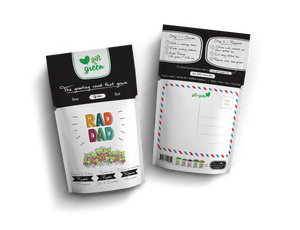 Rad Dad Organic Microgreens Grow Card
