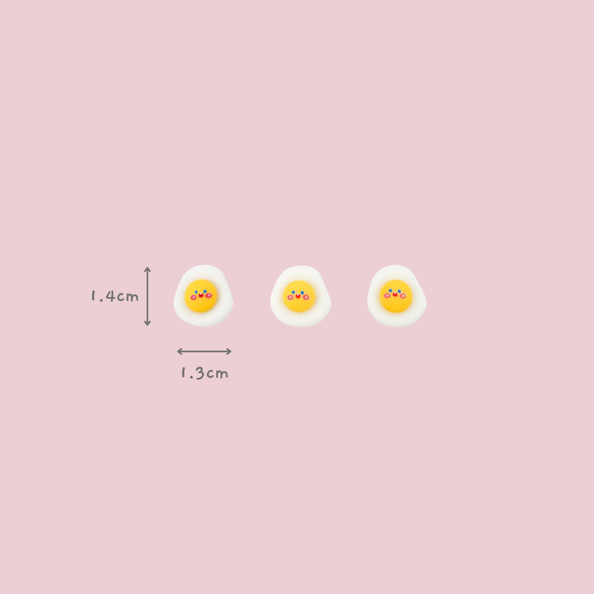 Tiny Fried Egg Pin