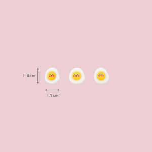 Tiny Fried Egg Pin