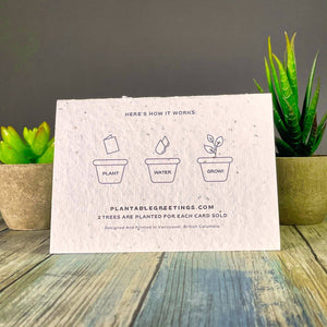 Rude That You're Younger Plantable Greeting Card