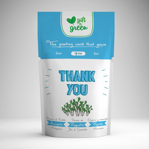 Thank You Organic Microgreens Grow Card