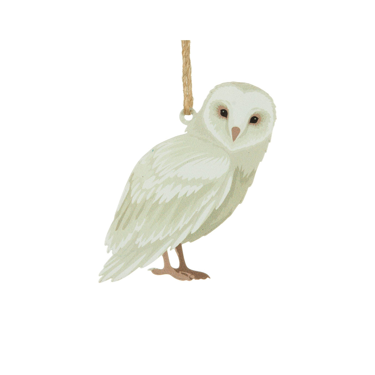 3.5" Metal Barn Owl Ornament