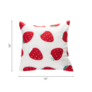 Cotton Embroidered Square Cushion