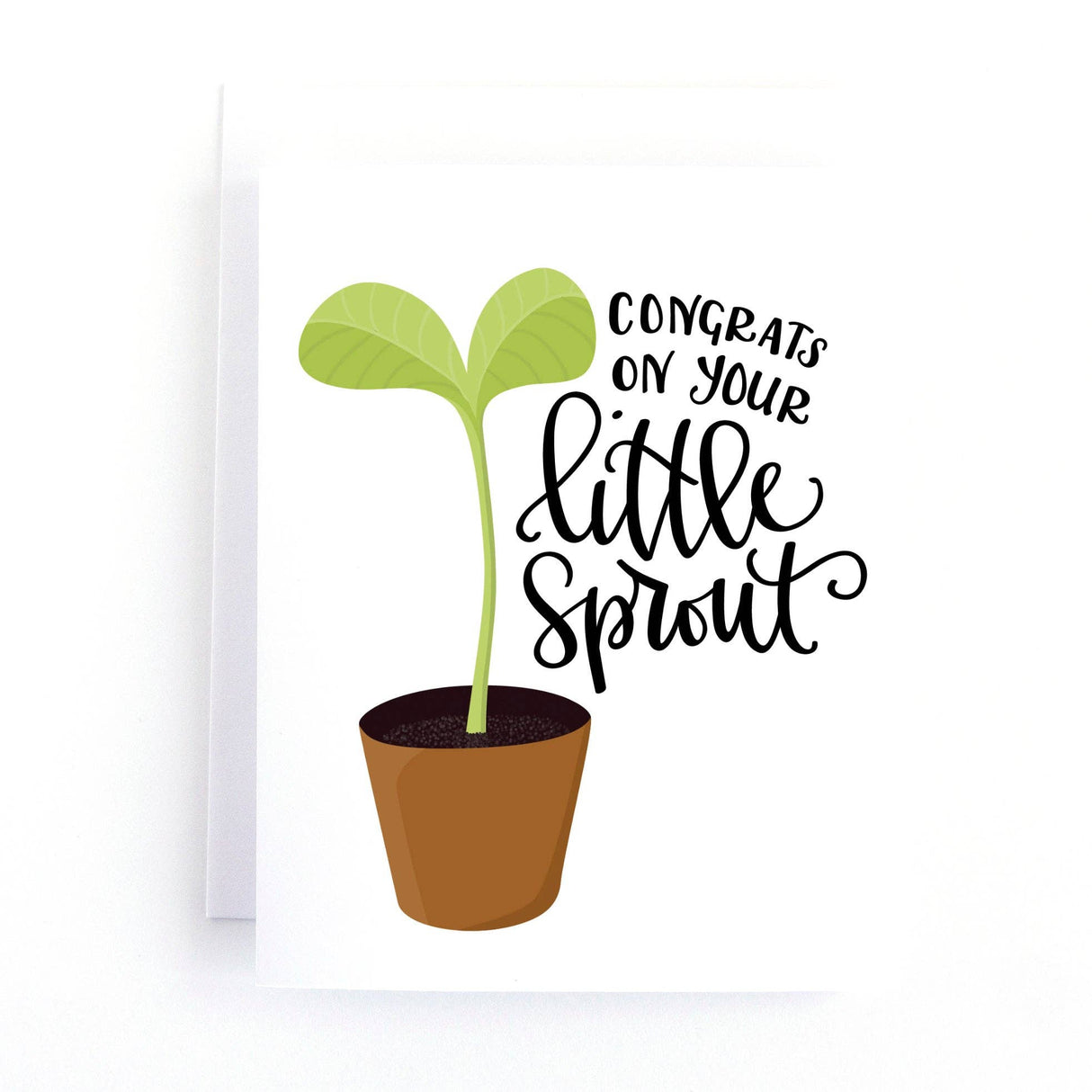 Congrats on your Little Sprout New Baby Card