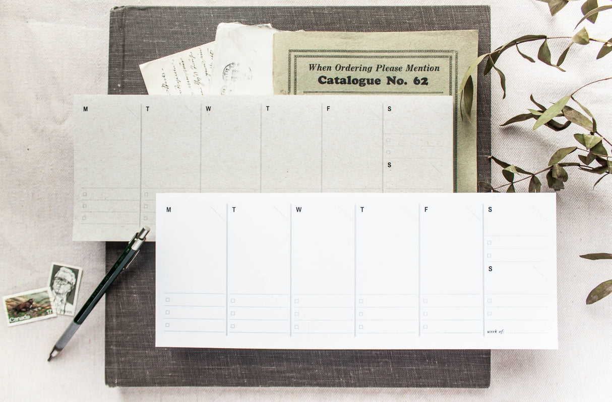 Weekly Planner Paper Notepad