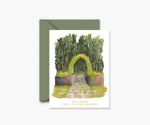 New Growth Birthday Greeting Card