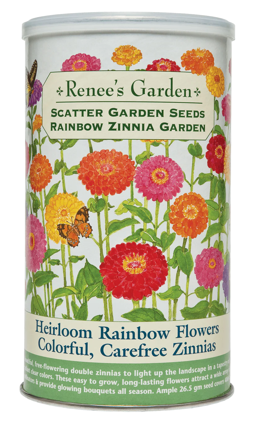 Scatter Garden Seeds - Rainbow Zinnia