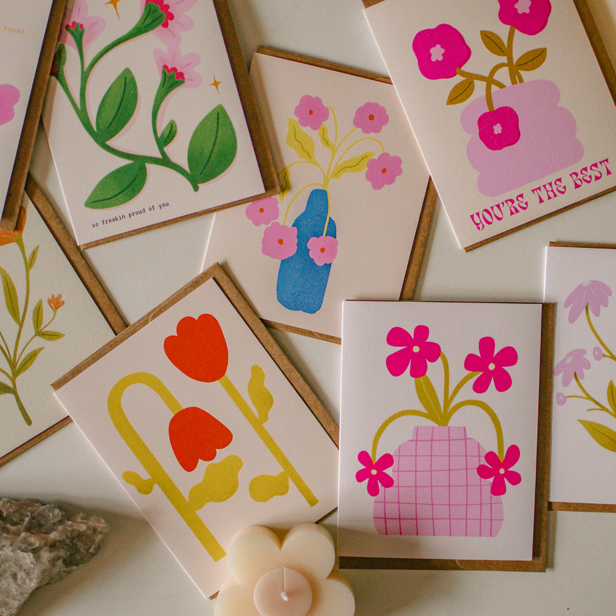 Vibrant Blank Any Occasion Card