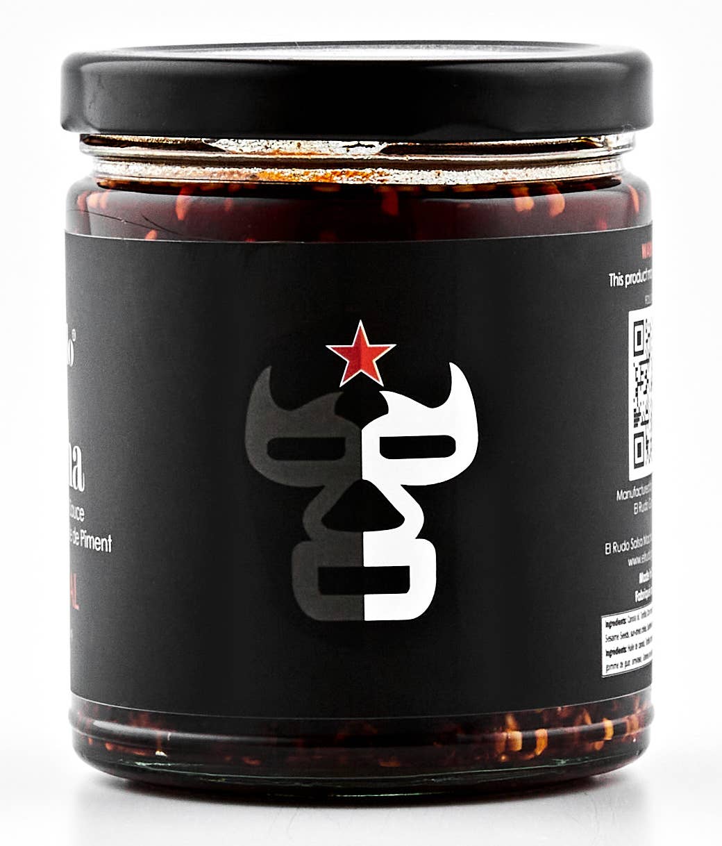 El Rudo Salsa Macha / Gourmet Chili Oil Sauce - Hot