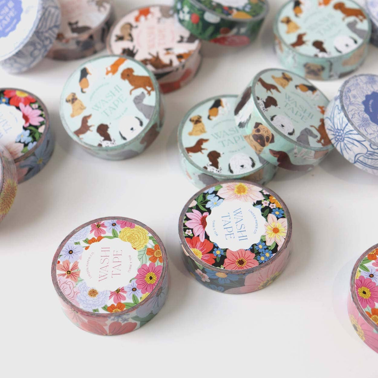 Blue Garden Washi Tape
