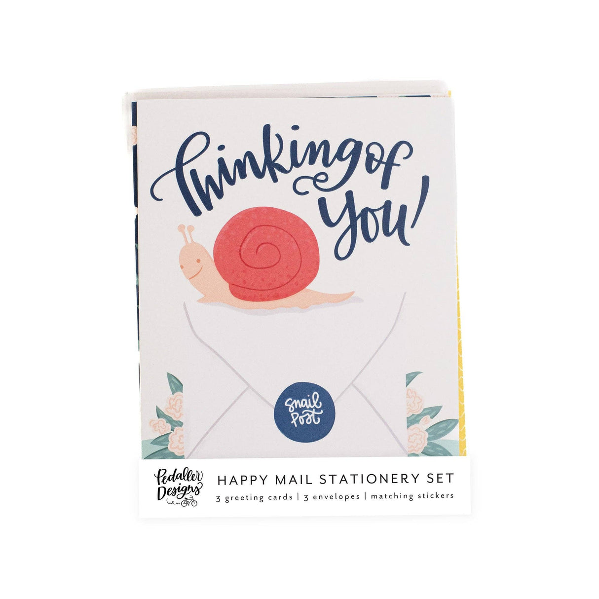 Snail Mail Stationery Set with Matching Stickers