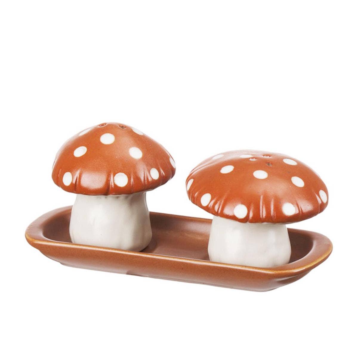Mushroom Salt and Pepper Shakers