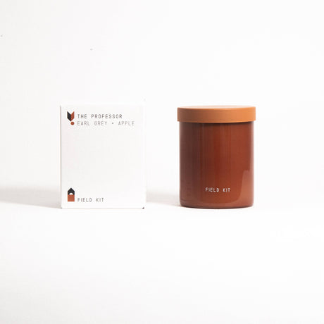 The Professor Glass Candle - Earl Grey + Apple
