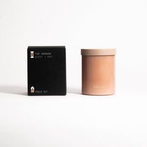 The Garden Glass Candle - Berry + Mint