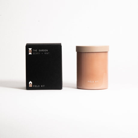 The Garden Glass Candle - Berry + Mint