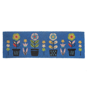Coir Door Mat - Triple Florals