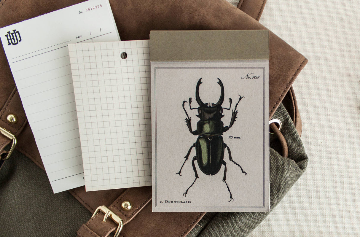 Beetle Lined Paper Notepad