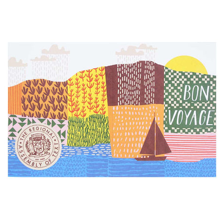 Bon Voyage Landscape Card