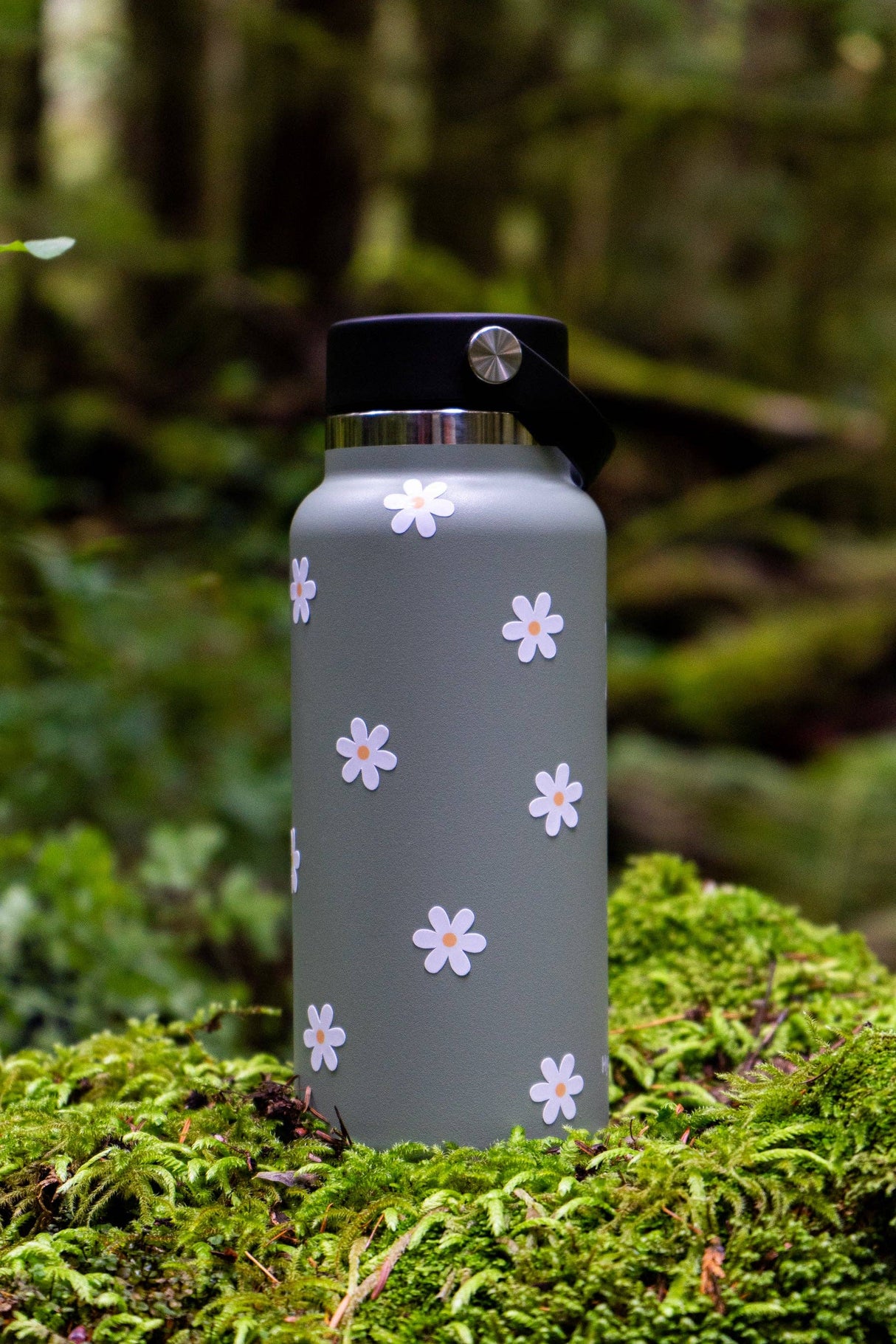 10 Mini White Daisy Stickers