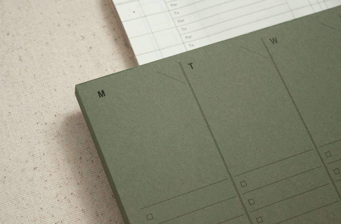 Weekly Planner Paper Notepad