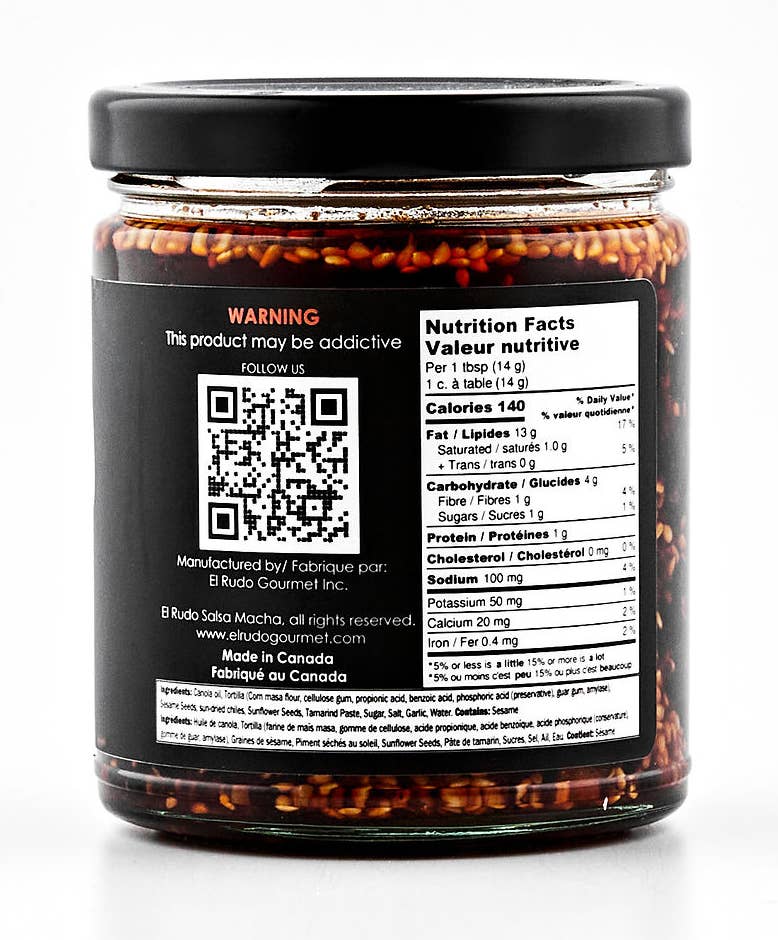El Rudo Salsa Macha / Gourmet Chili Oil Sauce - Original