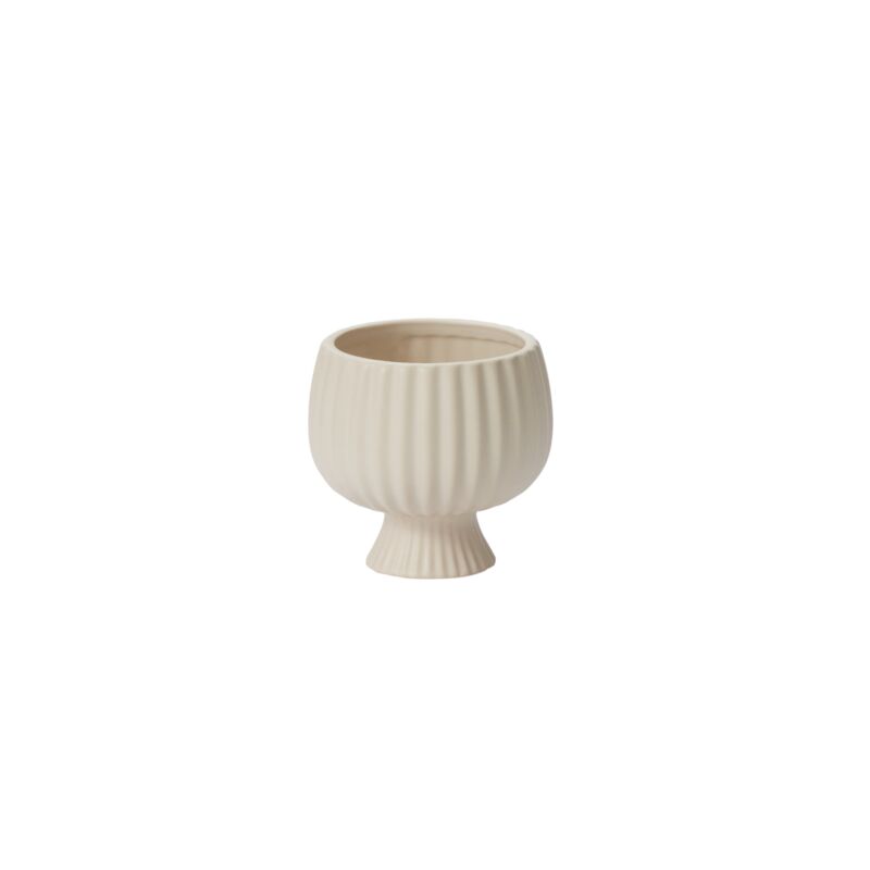 Ceramic Sonata White Compote