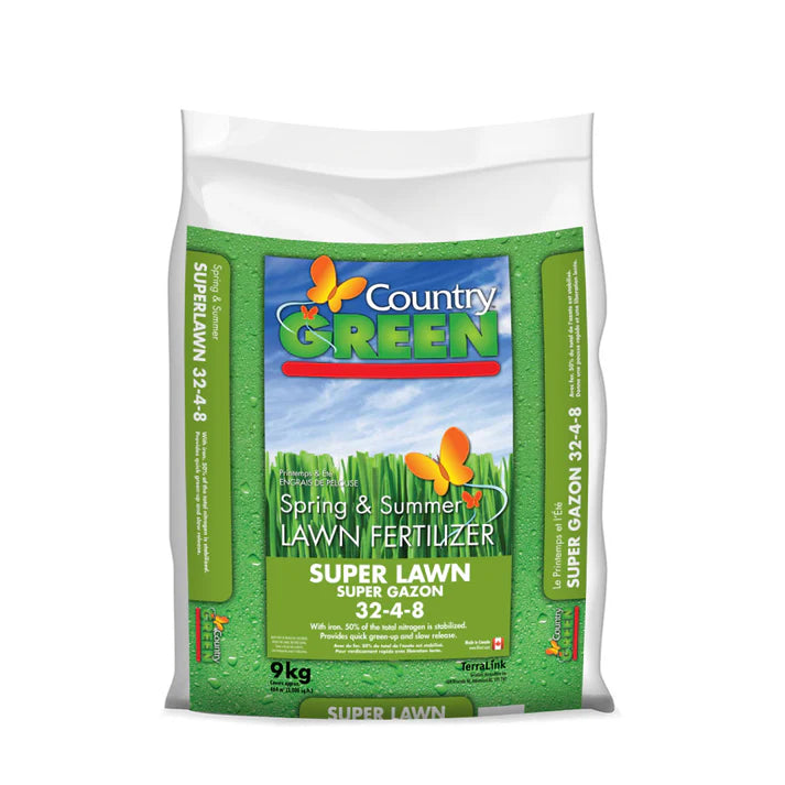 Country Green - Superlawn Spring & Summer Lawn Food 32-4-8