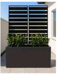 Fence Slats Metal Garden Screen