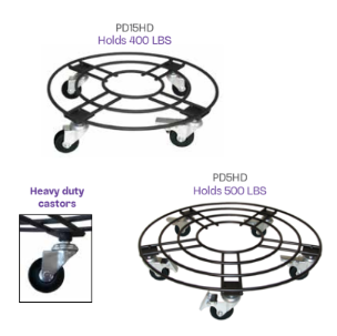 Plant Caddies with Heavy Duty Castors