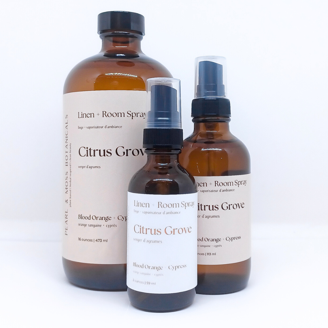 Linen + Room Spray: Citrus Grove (Blood Orange + Cypress)