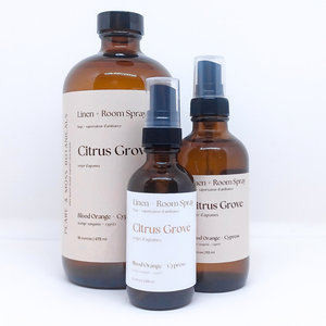 Linen + Room Spray: Citrus Grove (Blood Orange + Cypress)