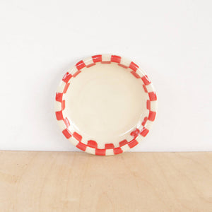 Ceramic Mini Checkerboard Ring Dish
