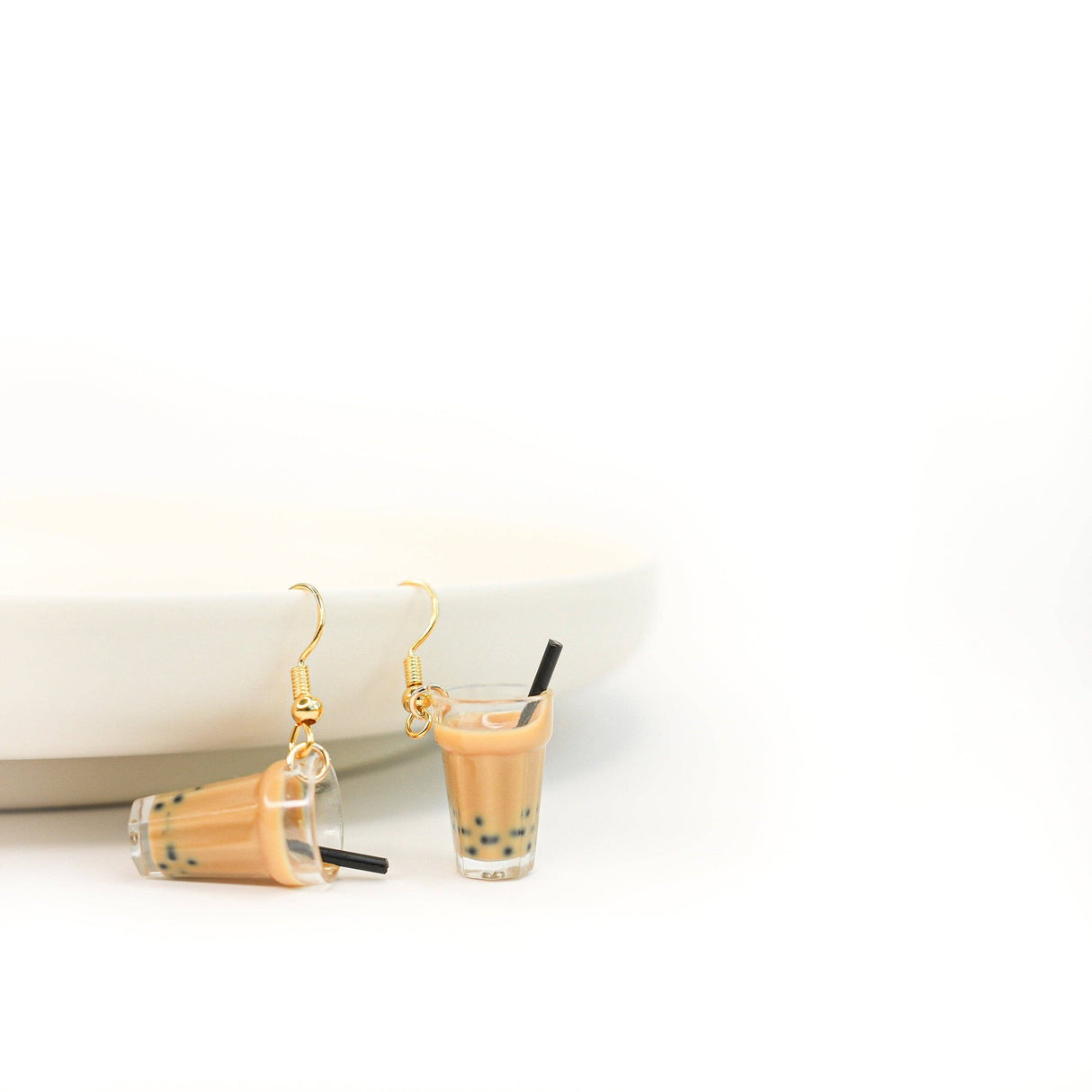 Bubble Tea Dangle Earrings