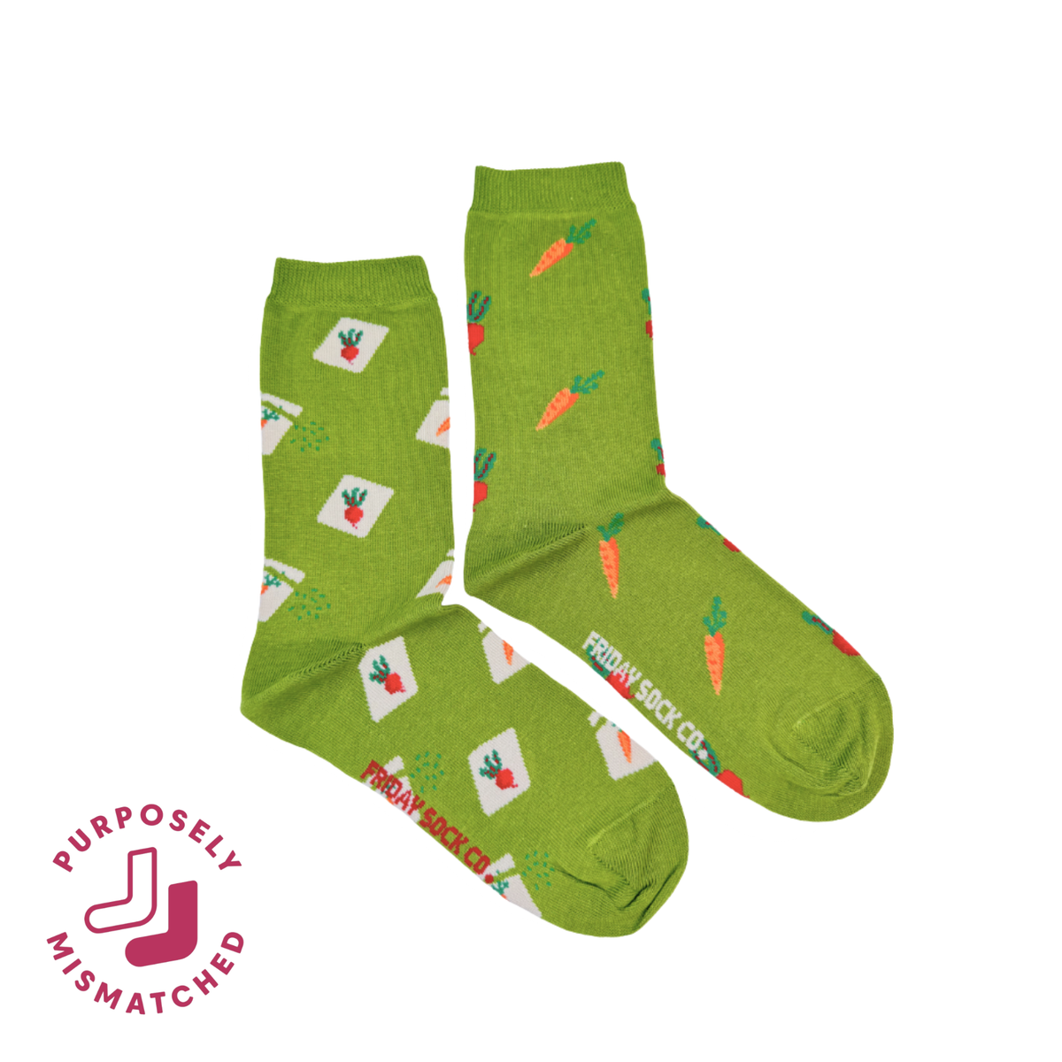 Women's Veggie & Seeds Crew Socks
