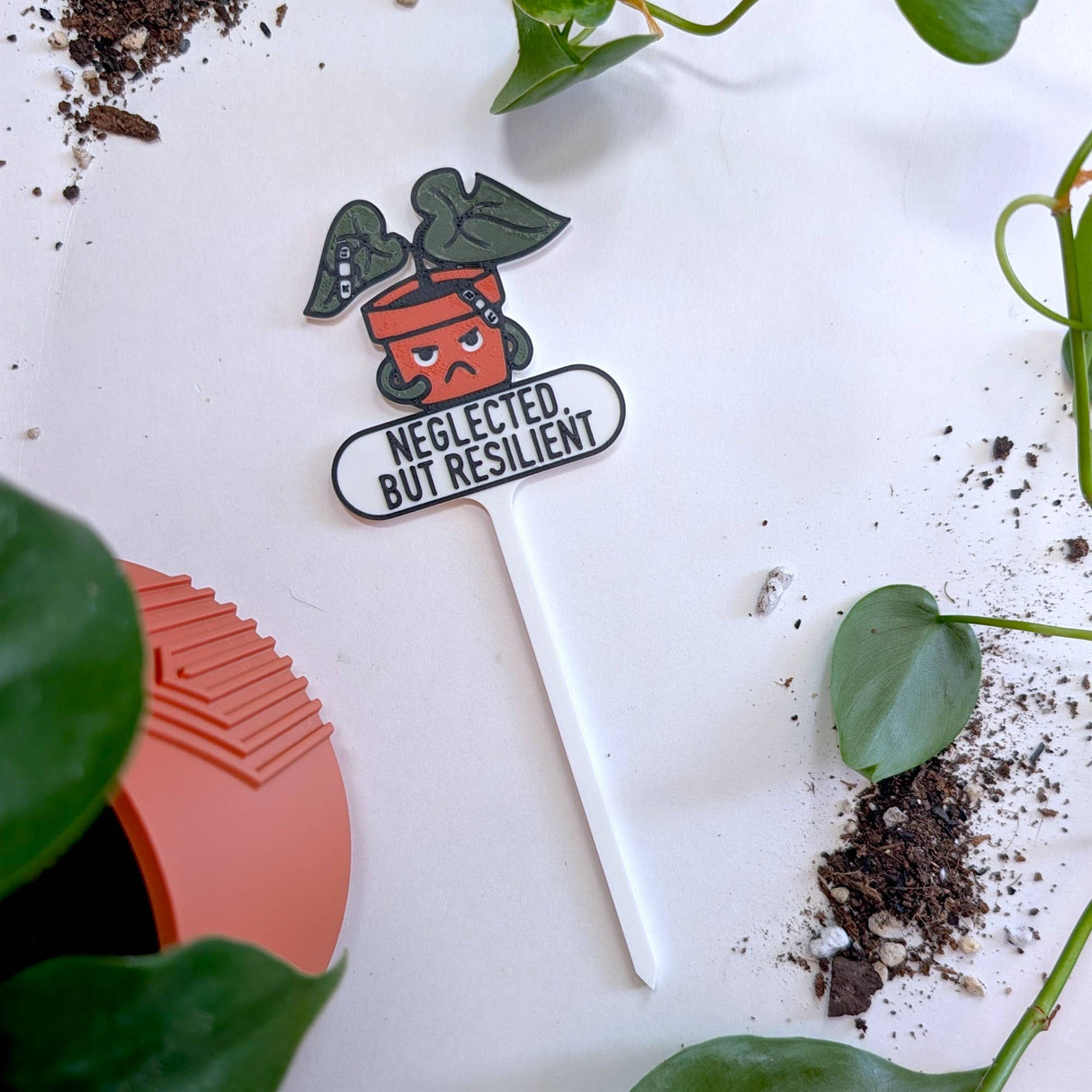Neglected But Resilient Plant Tag