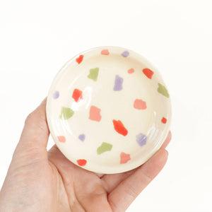 Ceramic Speckled Jewelry Dish