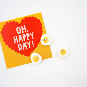 Tiny Fried Egg Pin