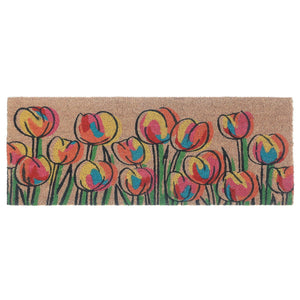 Coir Door Mat Tulip