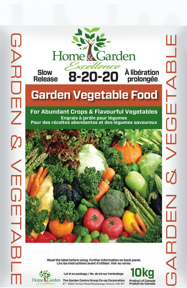 HGE 8-20-20 Garden Vegetable