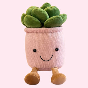 8" Smiling Succulent Plush