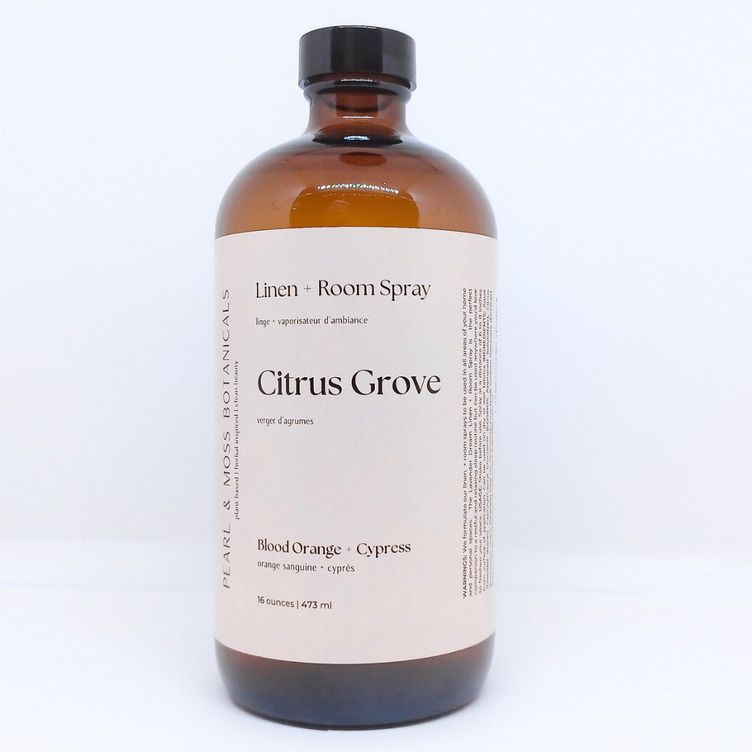 Linen + Room Spray: Citrus Grove (Blood Orange + Cypress)