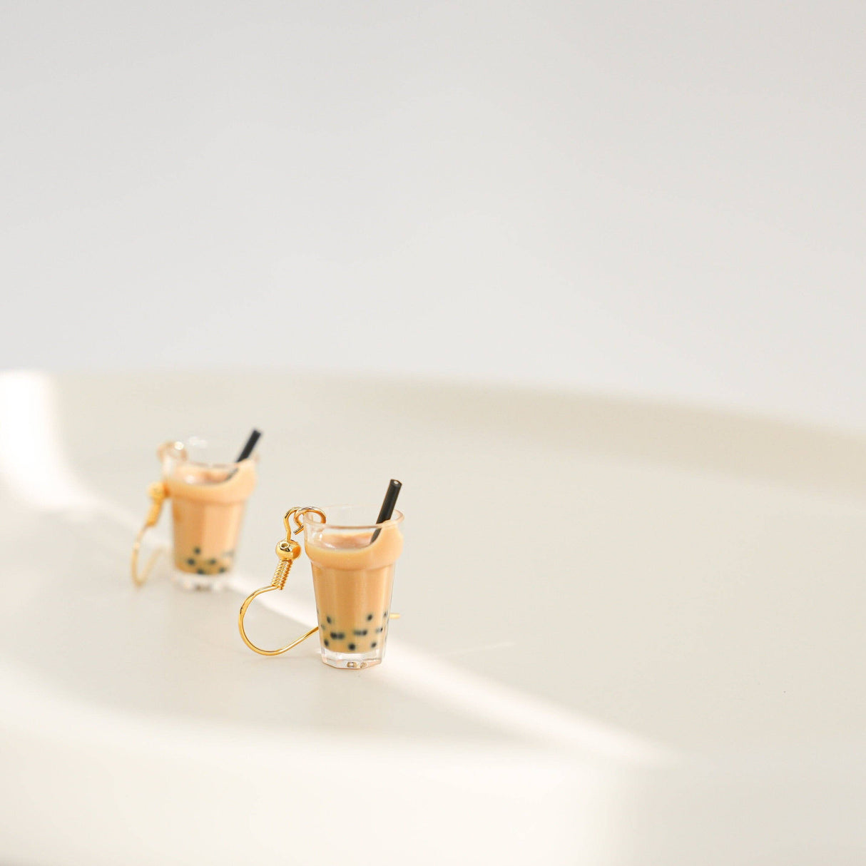 Bubble Tea Dangle Earrings