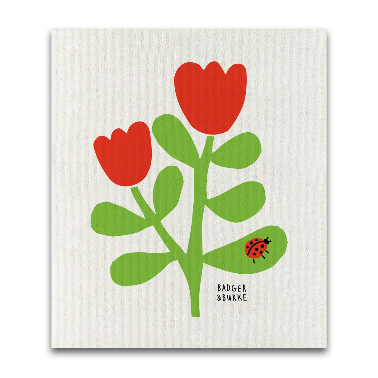 Ladybug Swedish Sponge Cloth