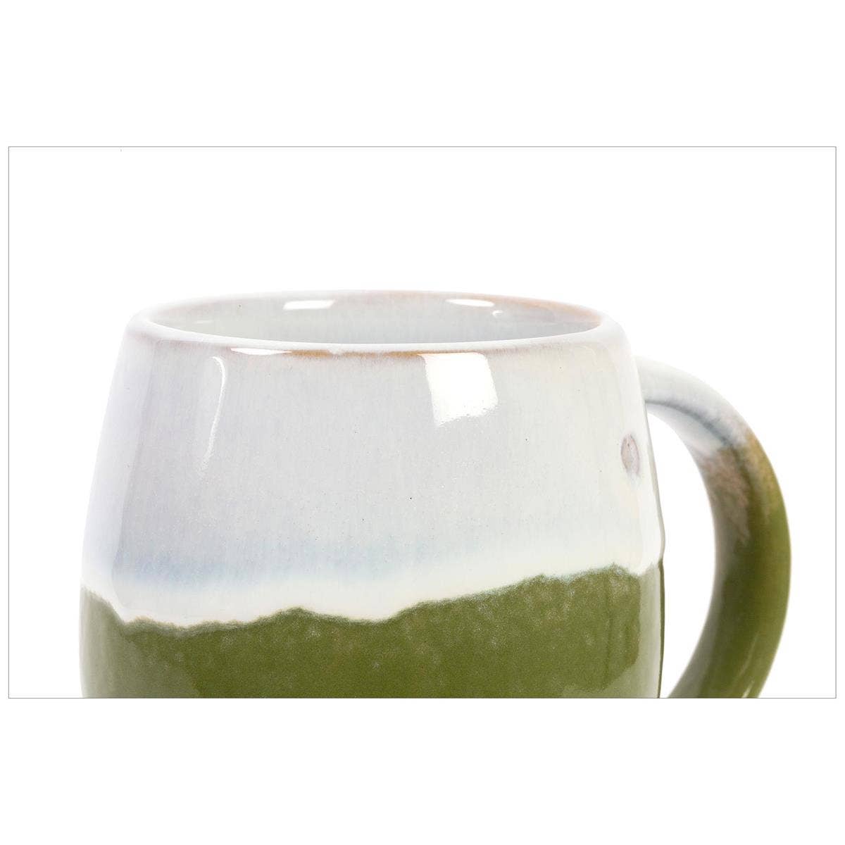 Truu Design Elegant Dark Blue Reactive Glaze Ceramic Mug
