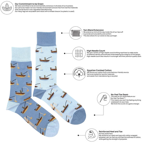 Men's Fish & Fisherman Socks