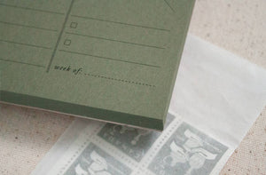 Weekly Planner Paper Notepad