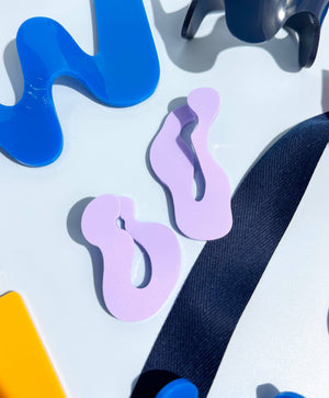 Wave Asymmetric Stud Earrings