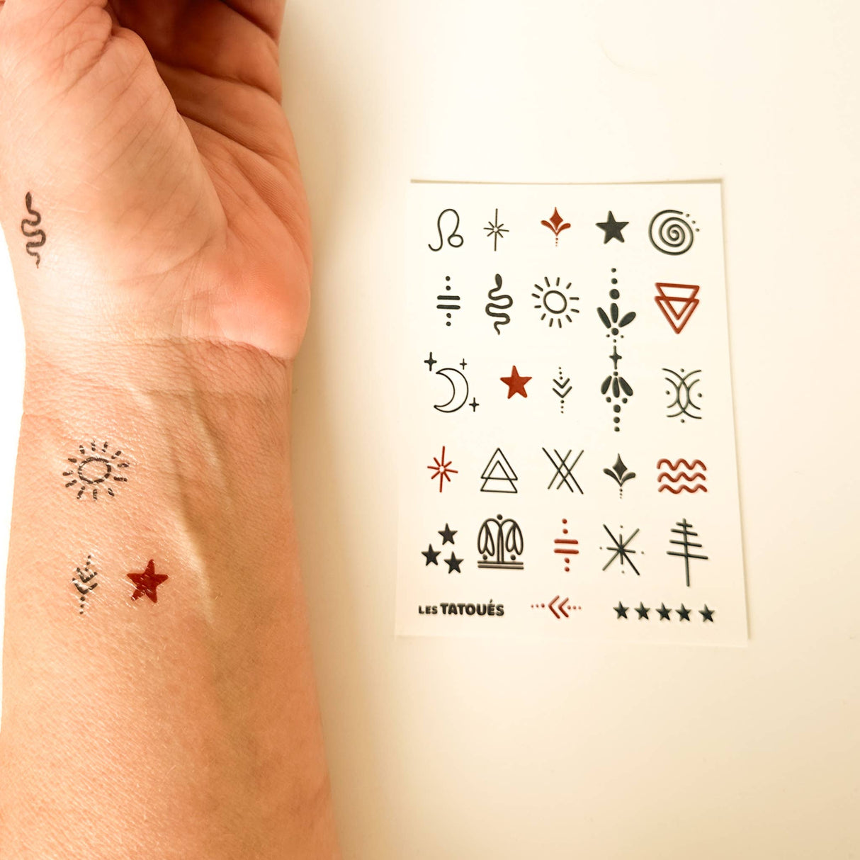 The Mini symbols - Temporary tattoos